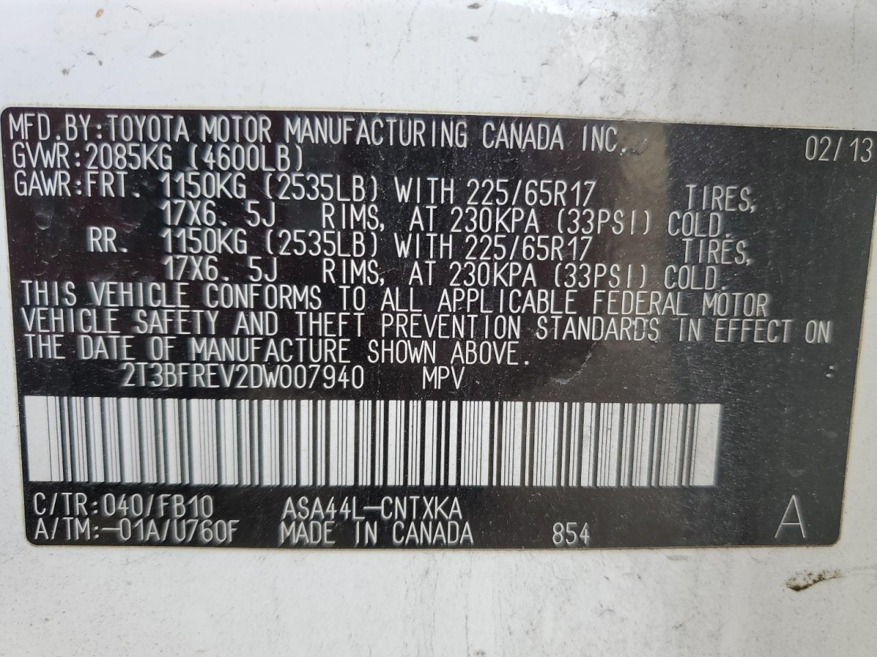 2013 Toyota RAV 4 - Image 13