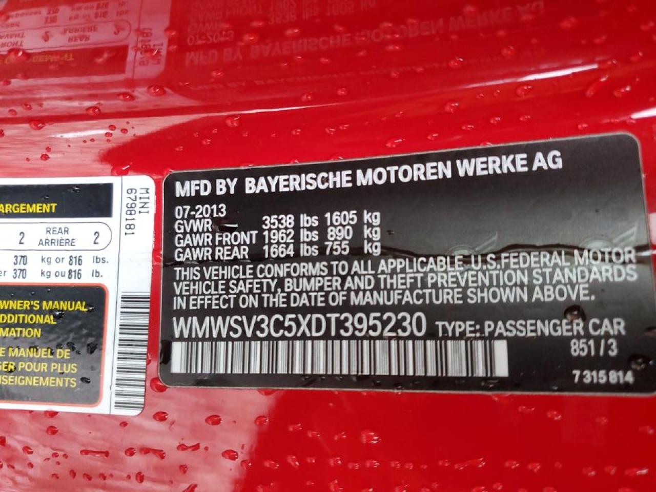 2013 MINI Cooper - Image 15