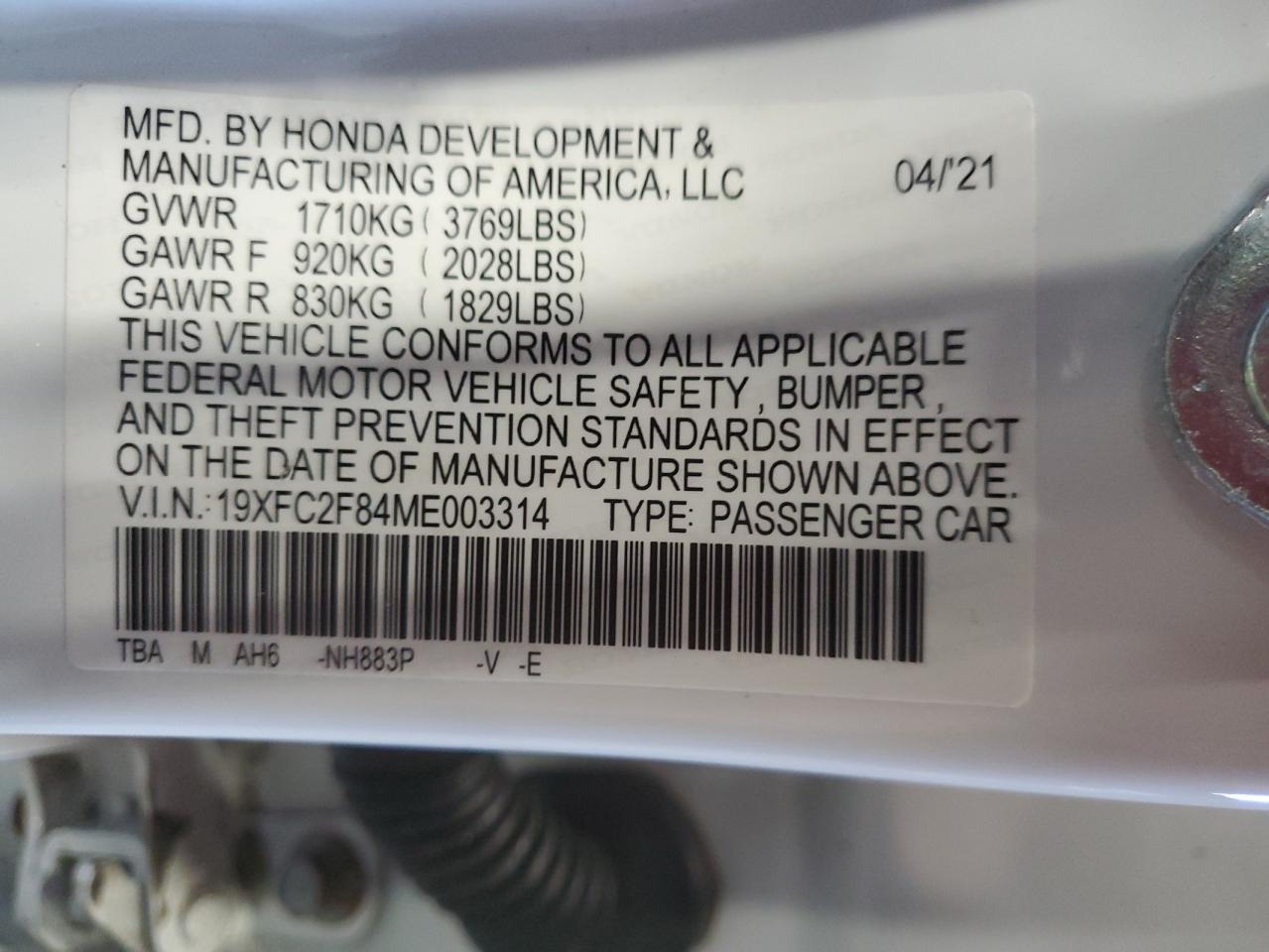 2021 Honda Civic - Image 14