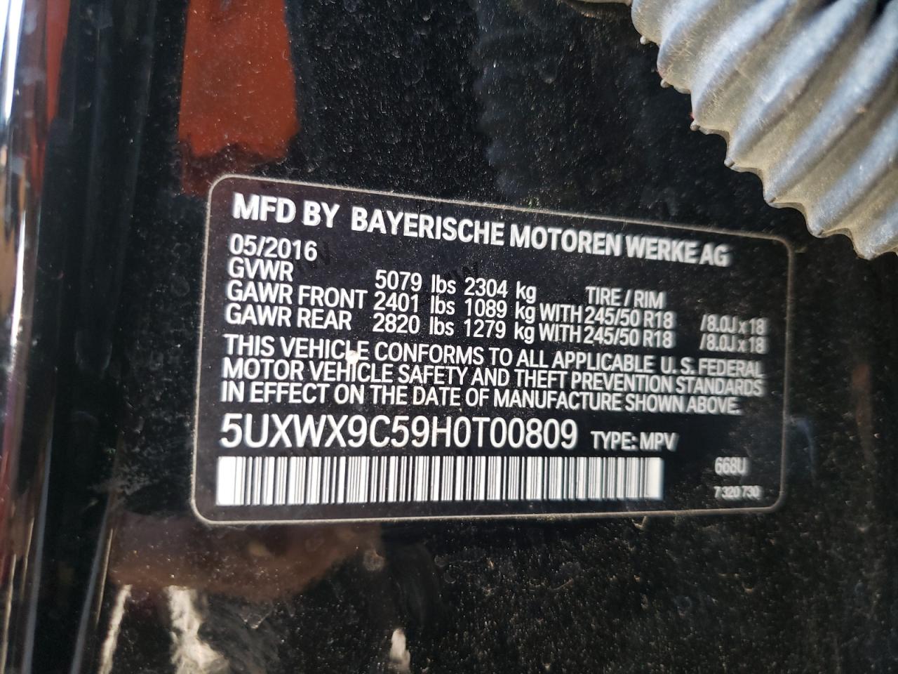2017 BMW X3 - Image 13