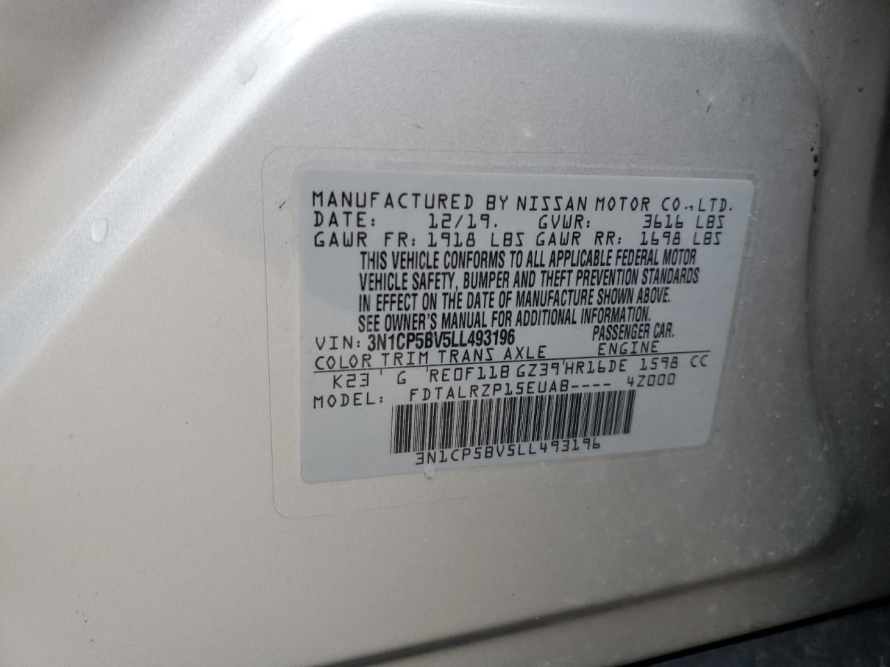 2020 Nissan Kicks - Image 13