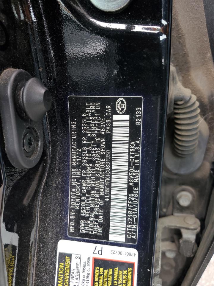 2012 Toyota Camry - Image 12