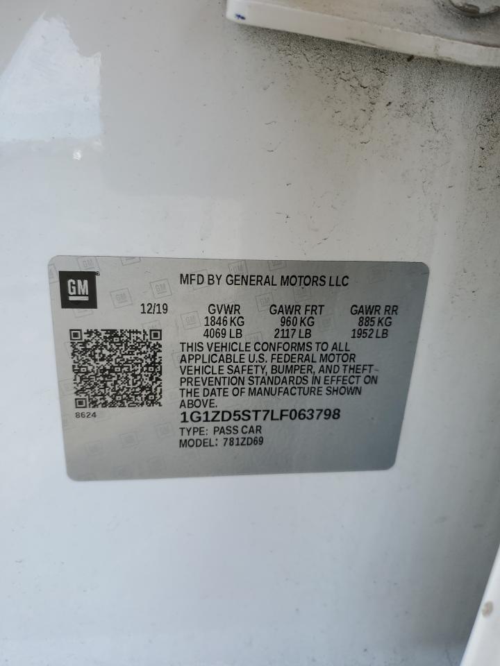 1G1ZD5ST7LF063798 CHEVROLET MALIBU 2020