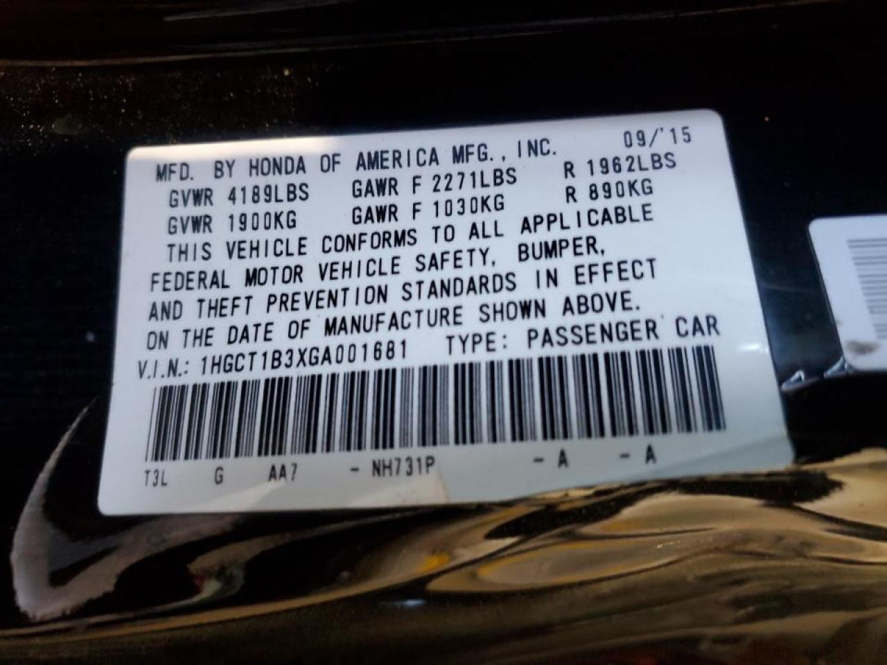 2016 Honda Accord - Image 14