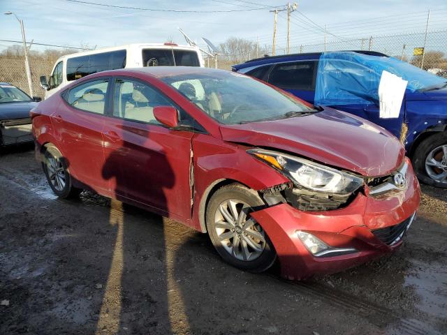 HYUNDAI ELANTRA 2016 Бургунді