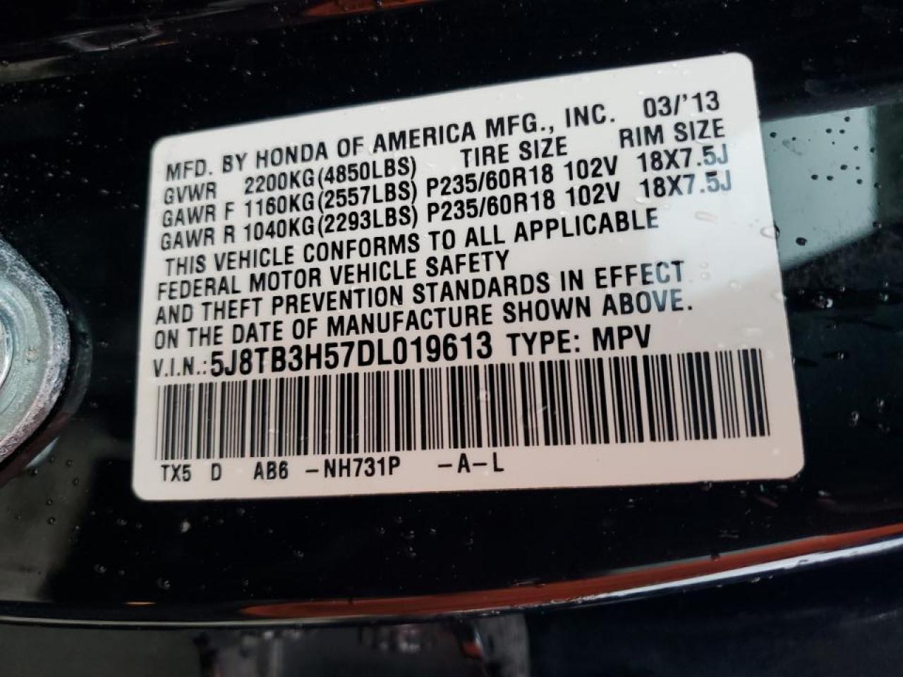 2013 Acura RDX - Image 13