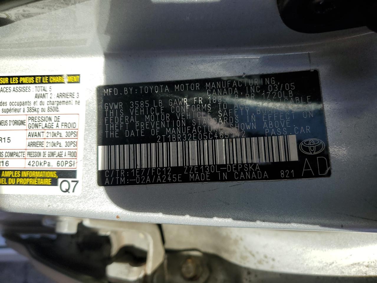 2005 Toyota Corolla - Image 12