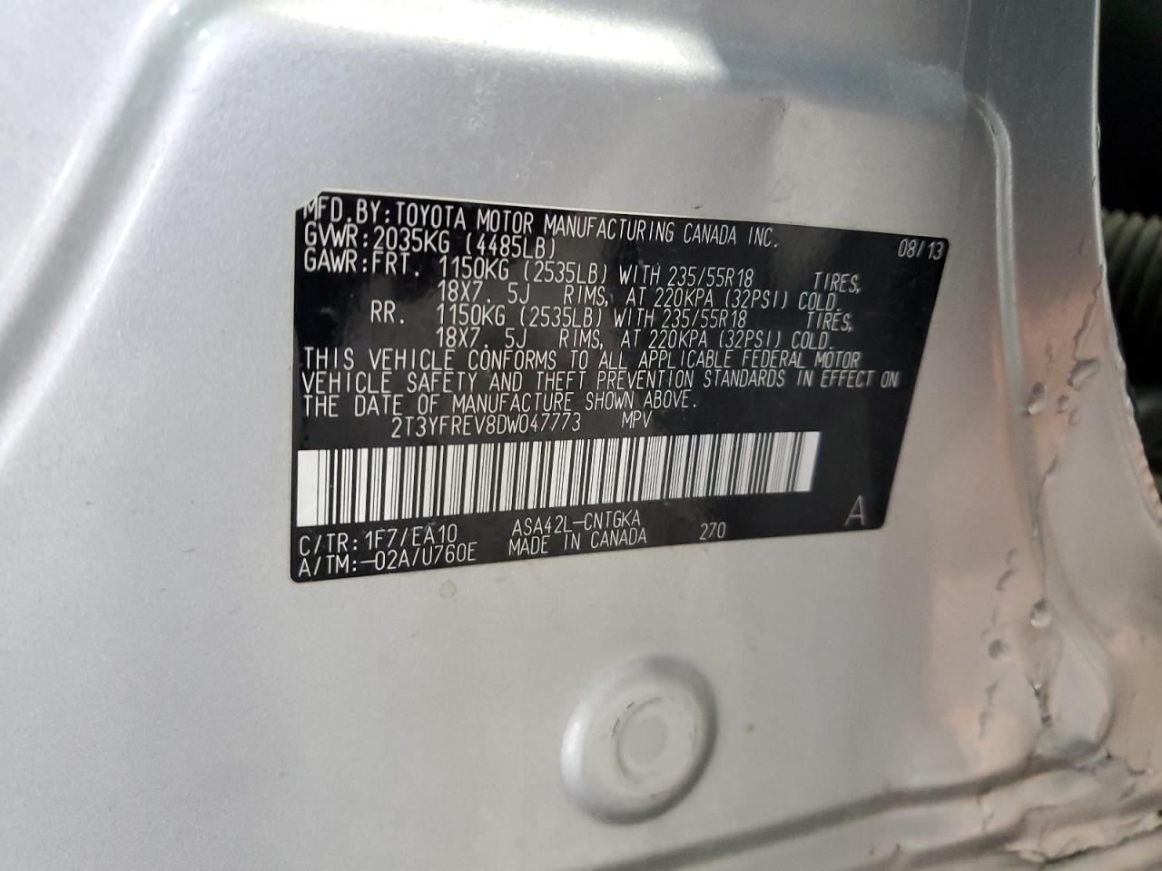 2013 Toyota RAV 4 - Image 16