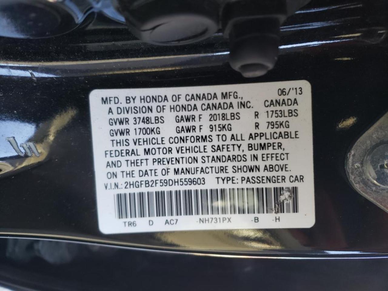 2013 Honda Civic - Image 12