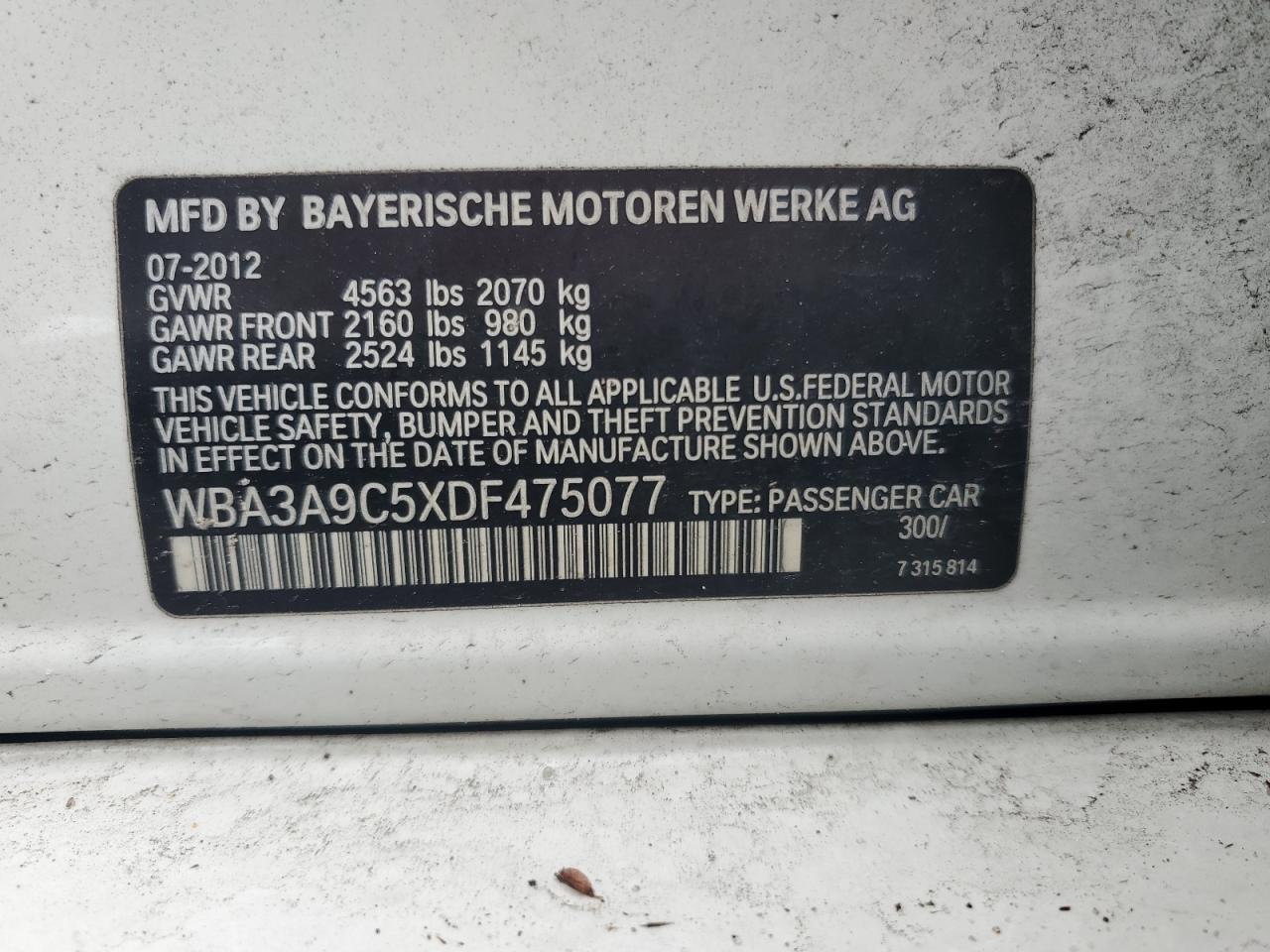 2013 BMW 3er - Image 12
