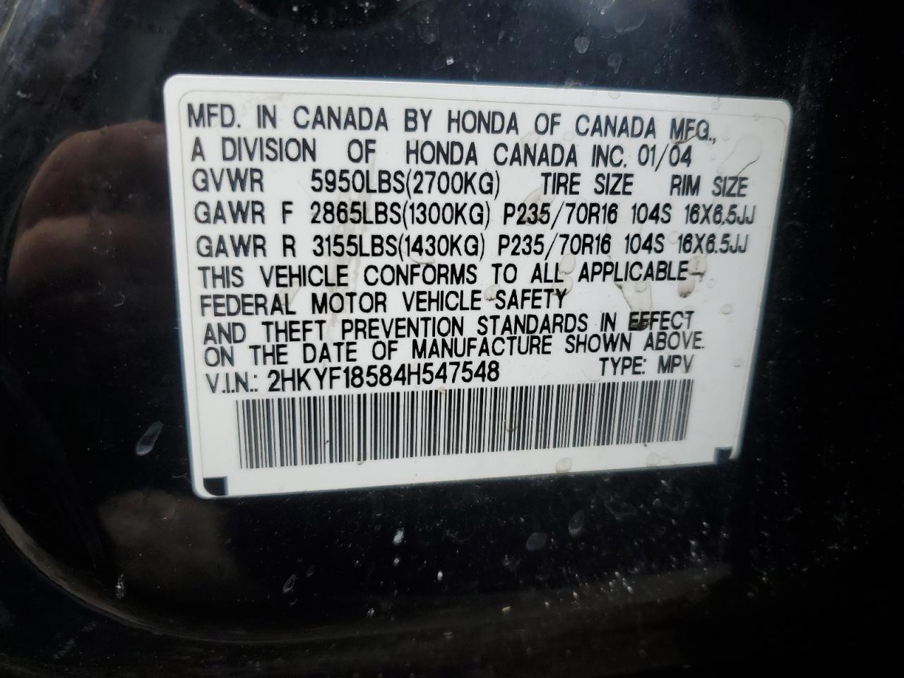 2004 Honda Pilot - Image 13