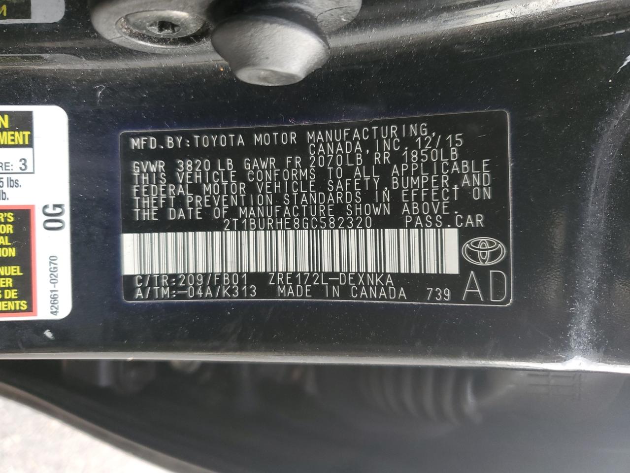 2016 Toyota Corolla - Image 12