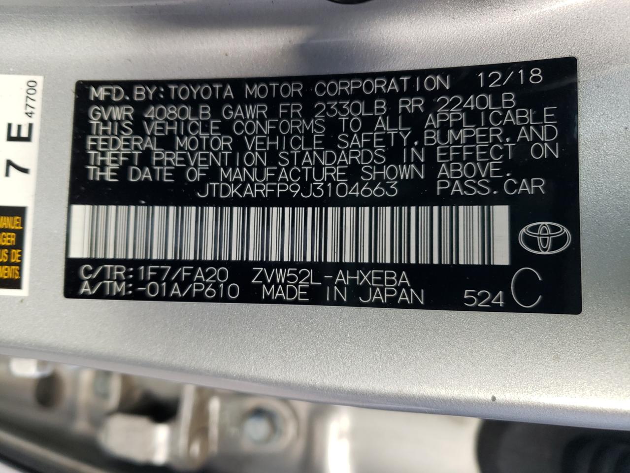2018 Toyota Prius - Image 13