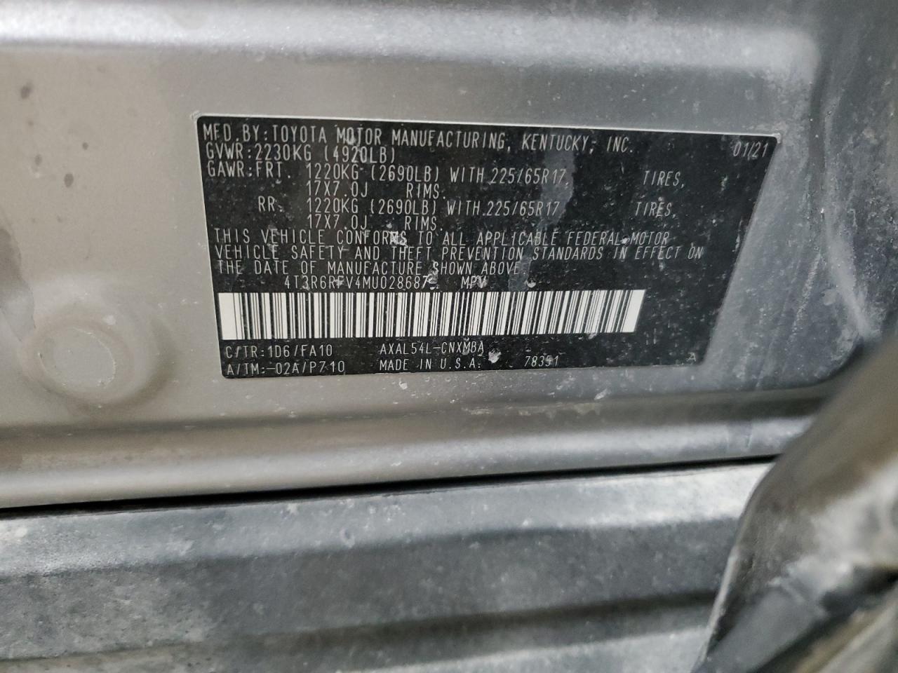 2021 Toyota RAV 4 - Image 13