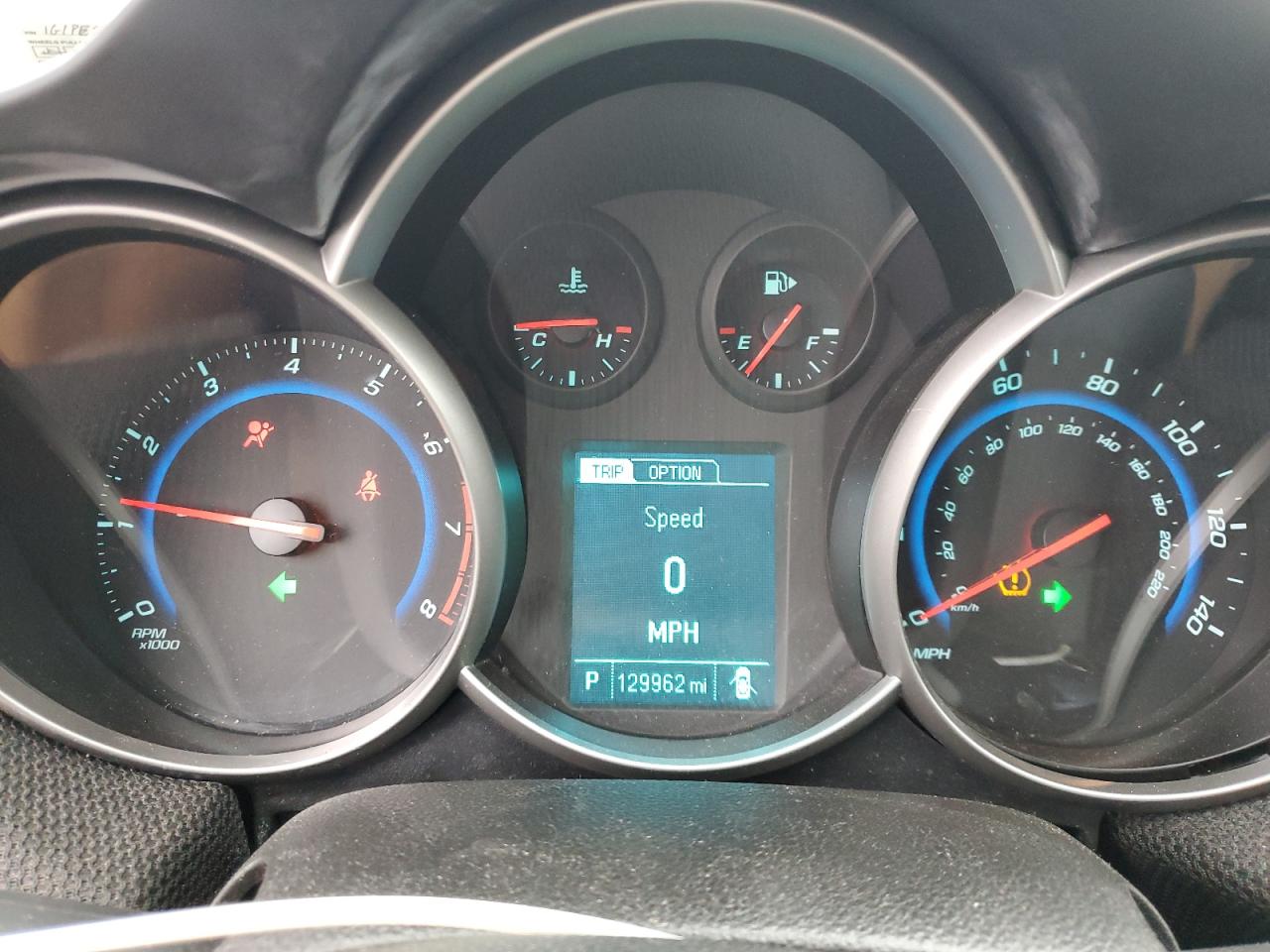 1G1PE5SB2G7175534 CHEVROLET CRUZE 2016