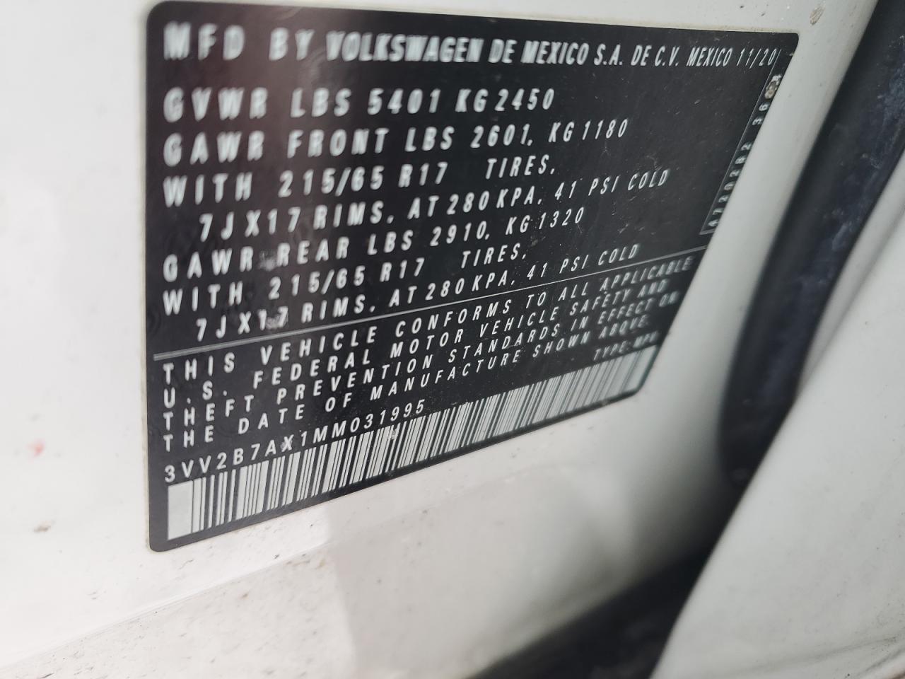 2021 Volkswagen Tiguan - Image 15