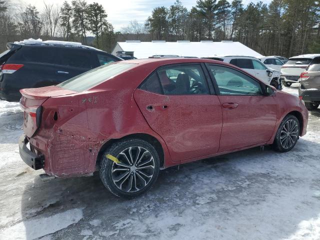  TOYOTA COROLLA 2016 Czerwony