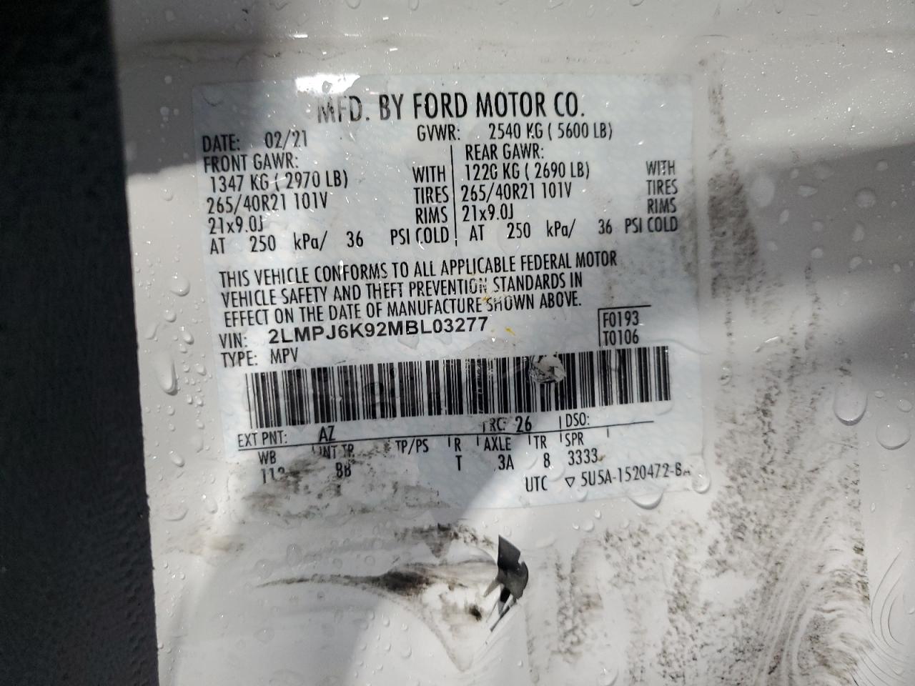 2021 Lincoln Nautilus - Image 15