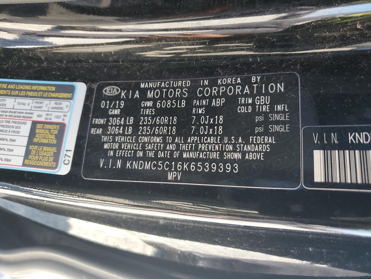 2019 Kia Sedona - Image 13
