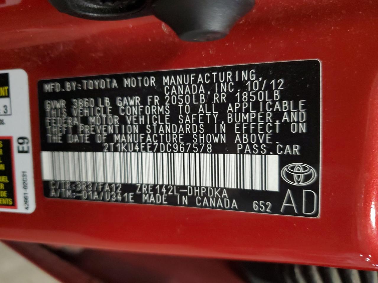2013 Toyota Corolla - Image 12