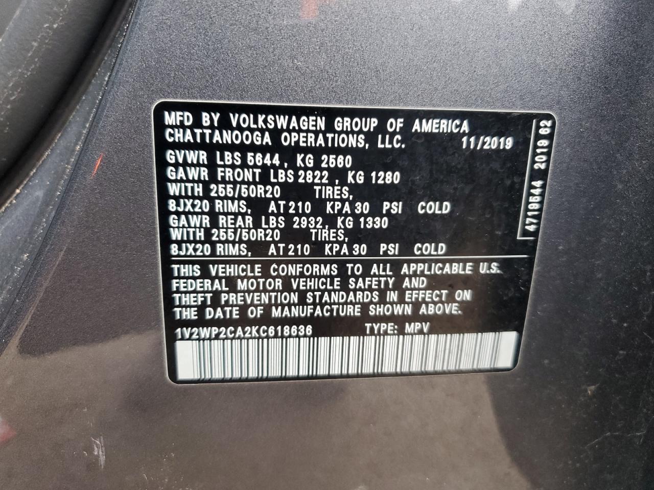 2019 Volkswagen Atlas - Image 13