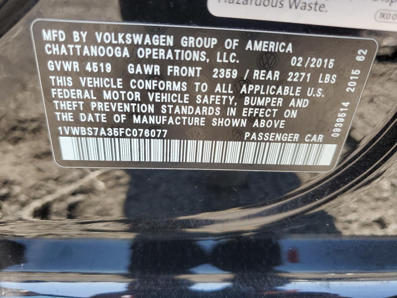 2015 Volkswagen Passat - Image 13