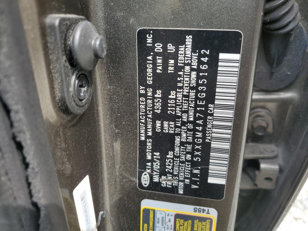 2014 Kia Optima - Image 15