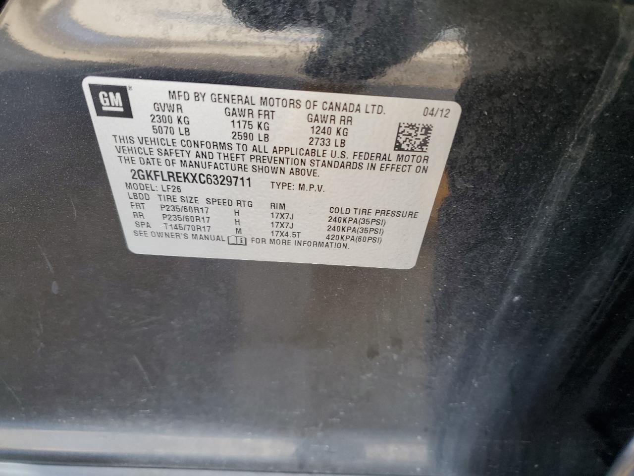2012 GMC Terrain - Image 15