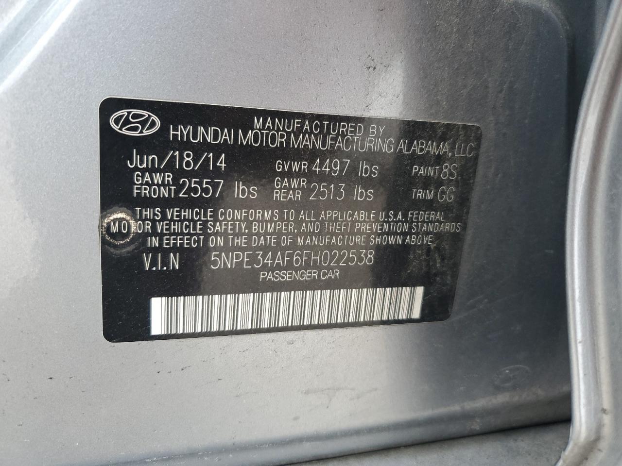 2015 Hyundai Sonata - Image 12