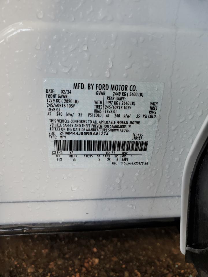 2FMPK4J95RBA81274 FORD EDGE 2024
