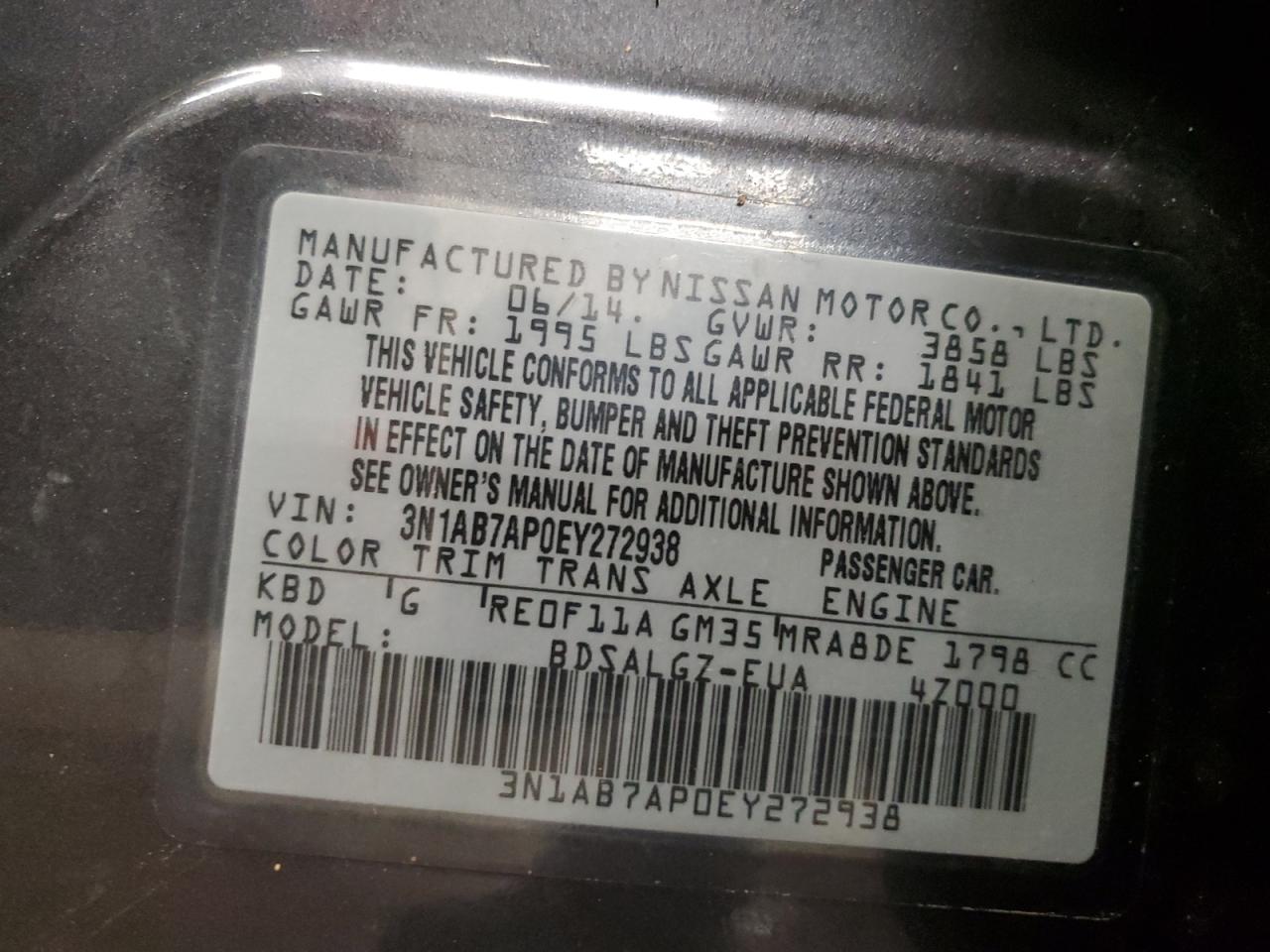 2014 Nissan Sentra - Image 12