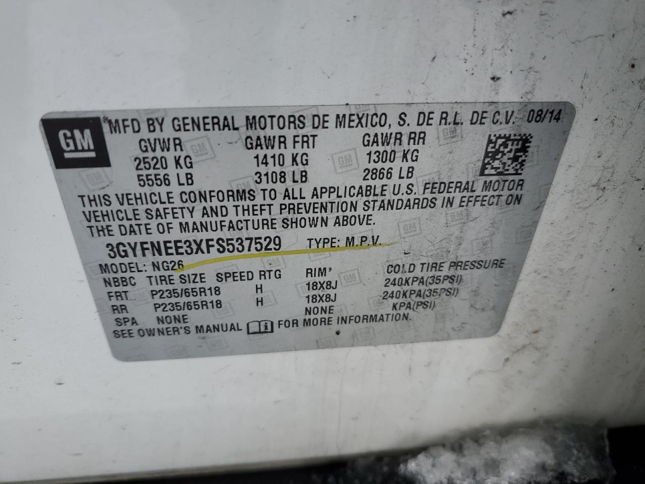 2015 Cadillac SRX - Image 14