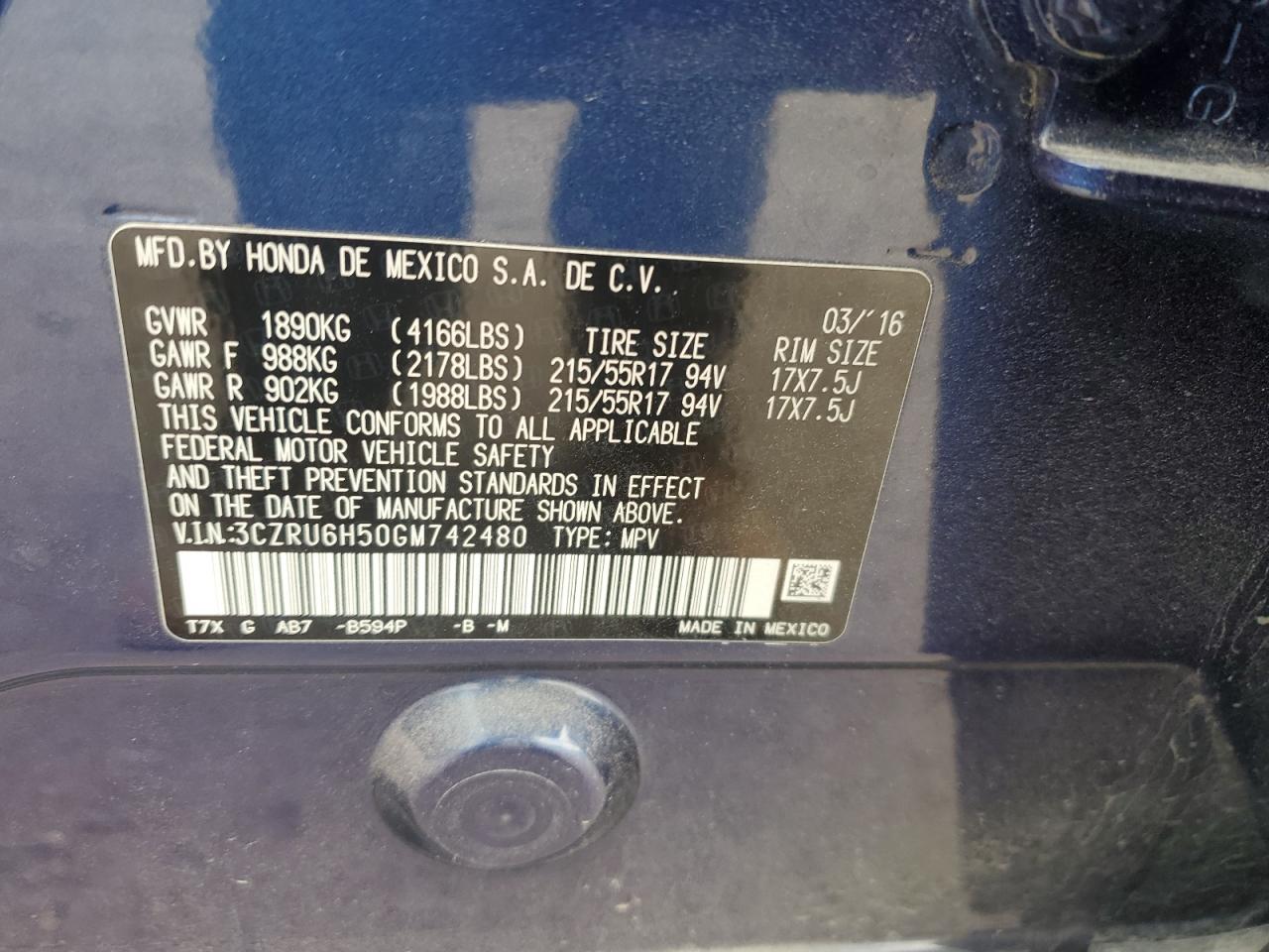 2016 Honda HR-V - Image 13