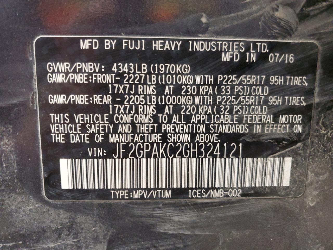 2016 Subaru XV - Image 14