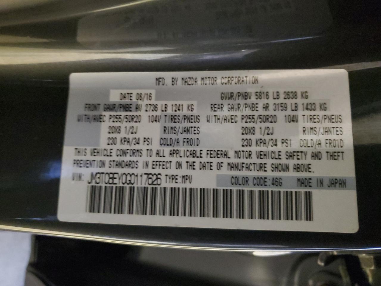2016 Mazda CX-9 - Image 13