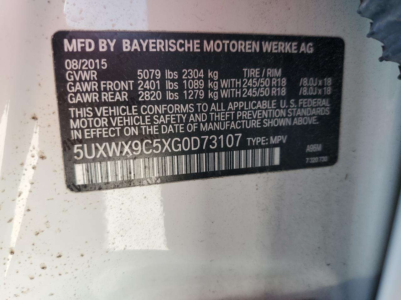2016 BMW X3 - Image 14