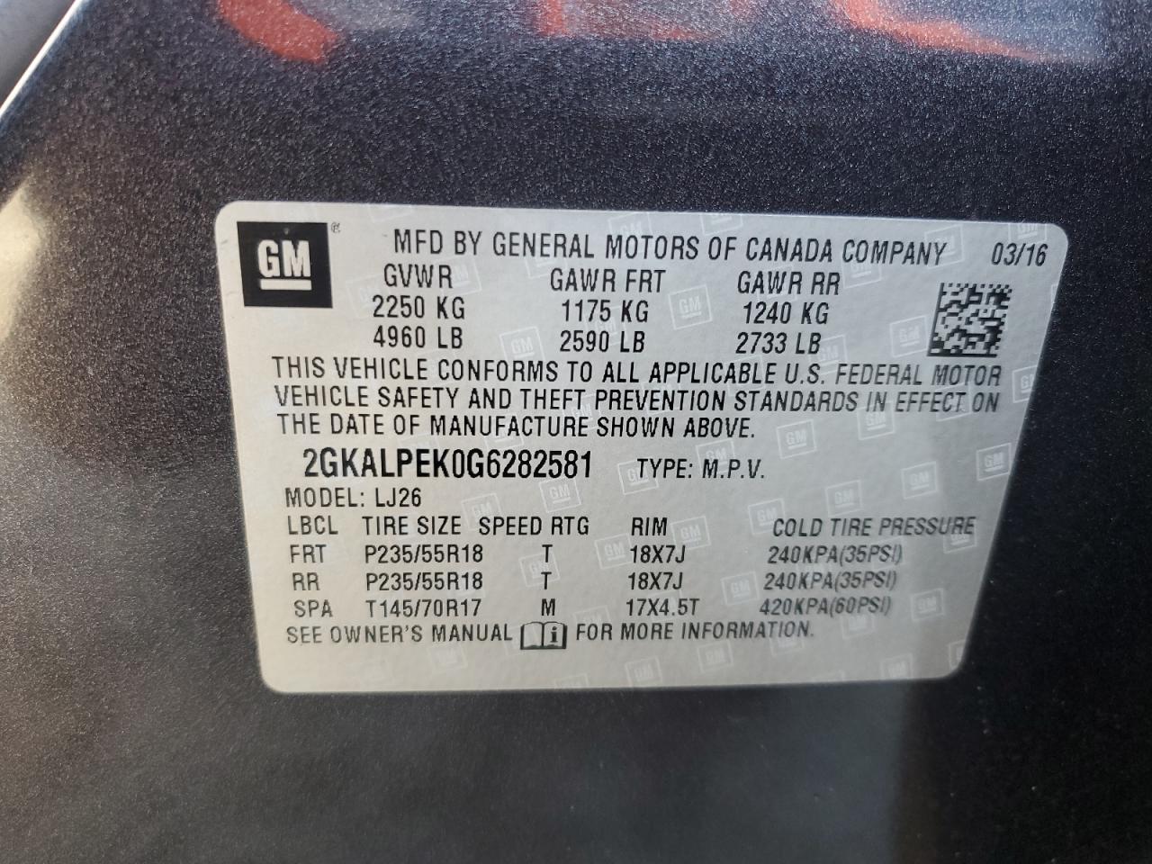 2016 GMC Terrain - Image 16