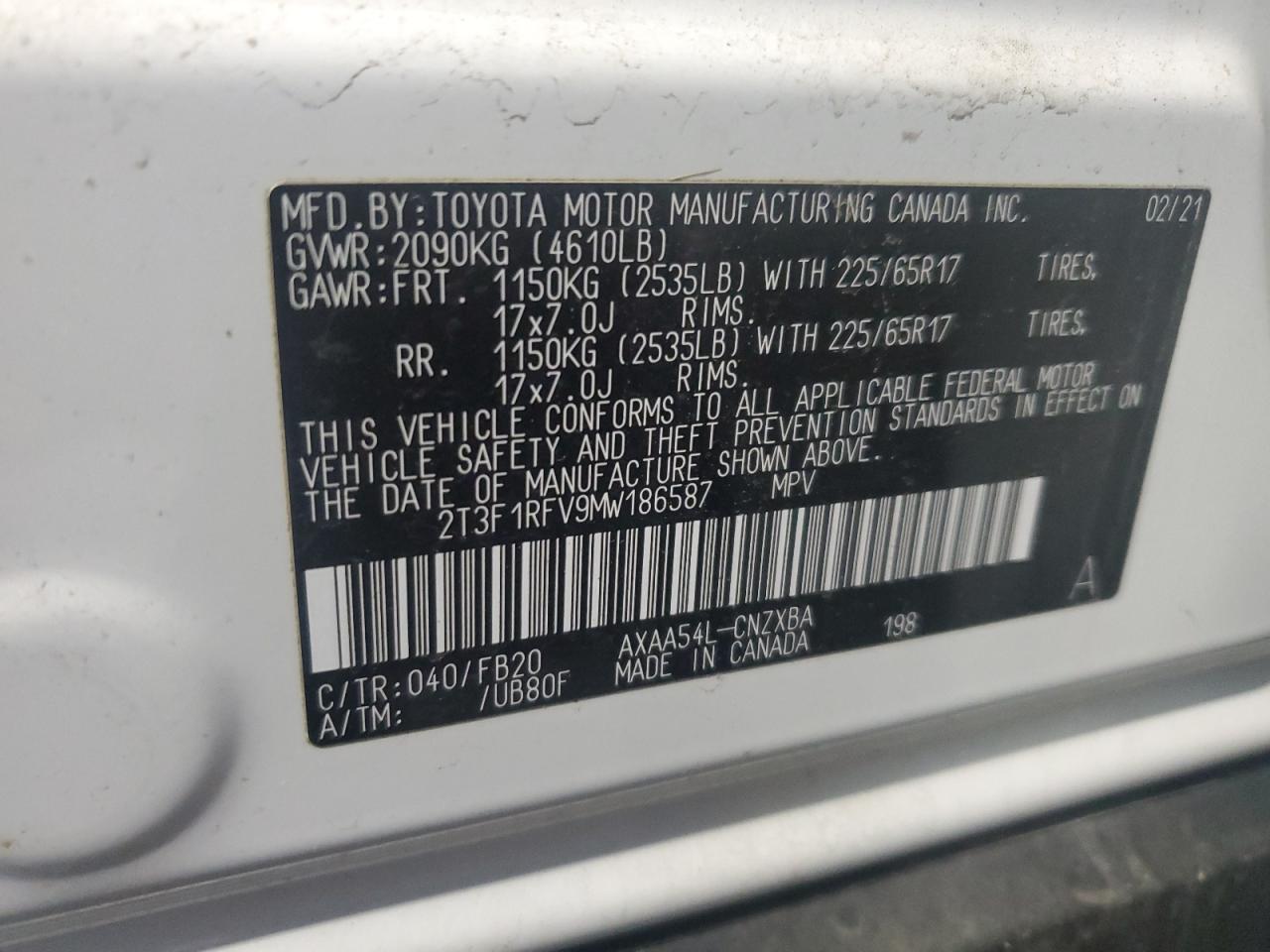 2021 Toyota RAV 4 - Image 13