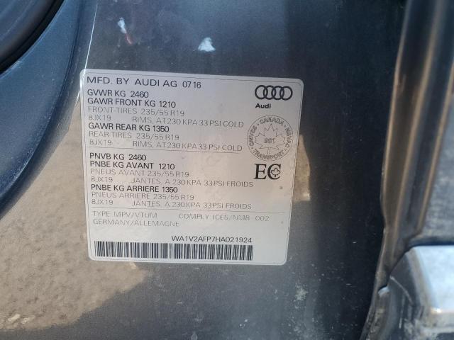 2017 AUDI Q5 TECHNIK