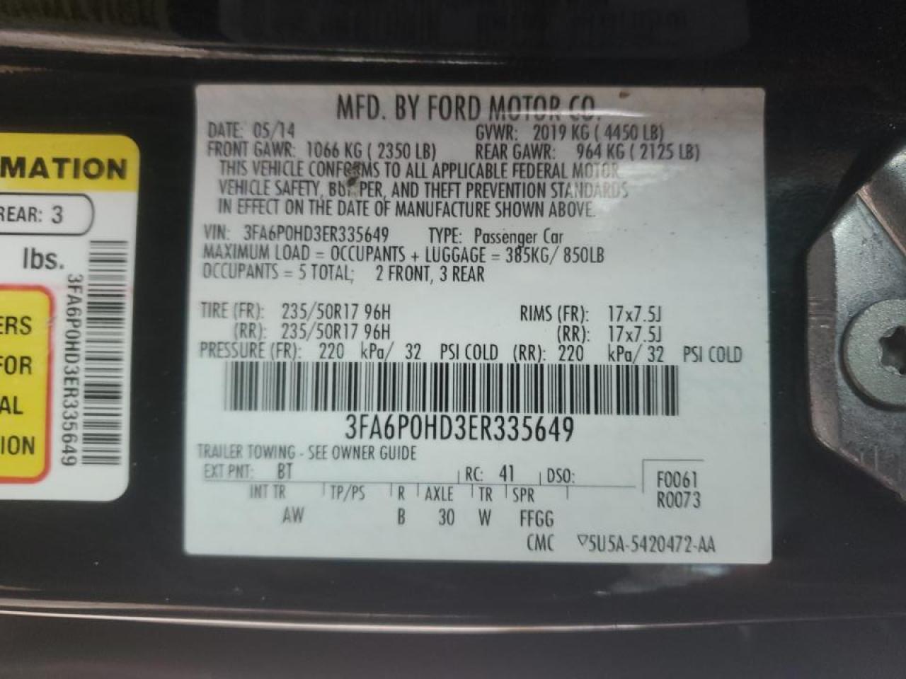 2014 Ford Fusion - Image 13