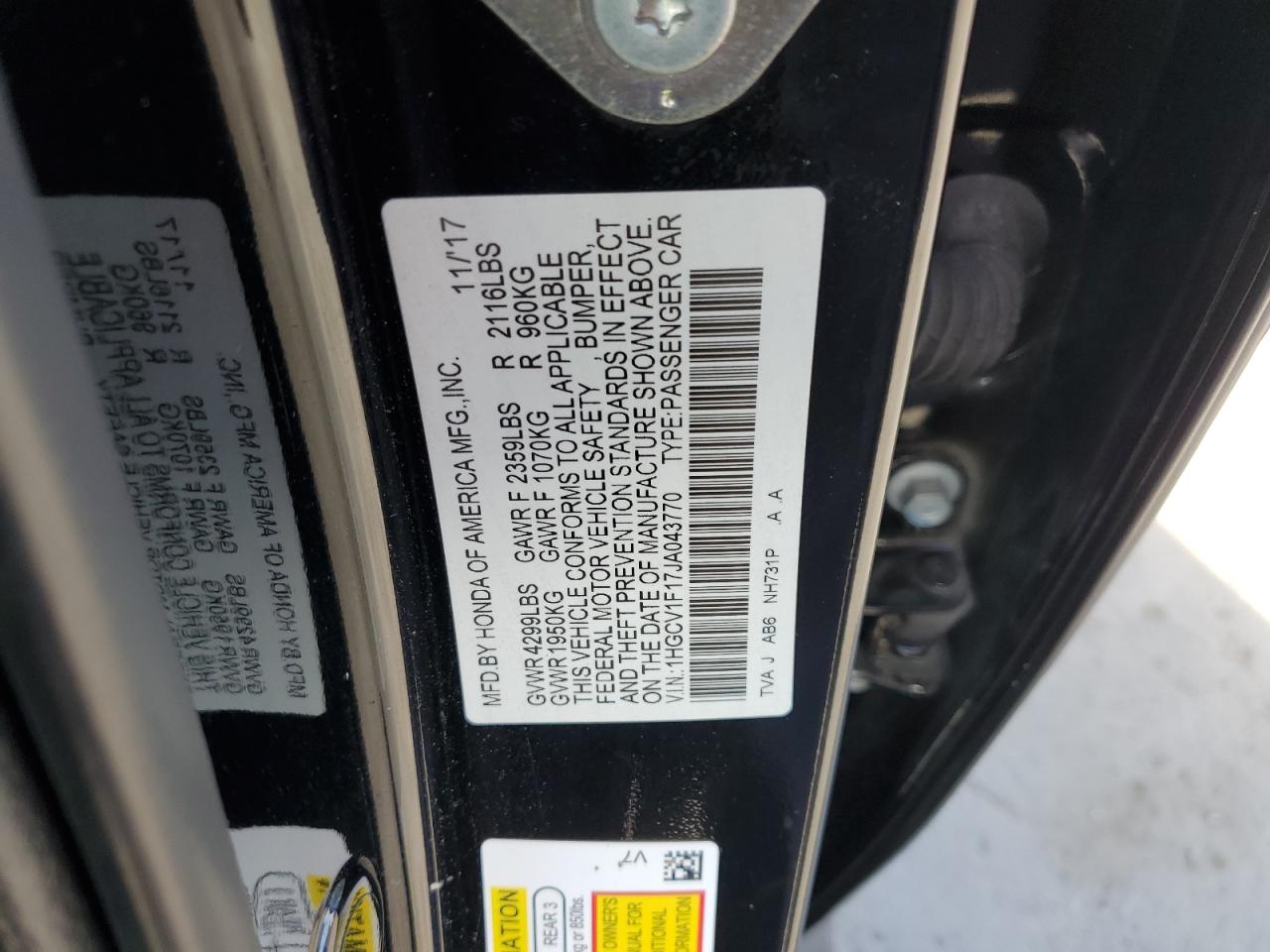 2018 Honda Accord - Image 12