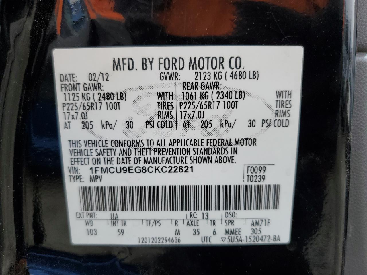 2012 Ford Escape - Image 13