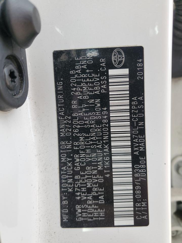 2022 Toyota Camry - Image 12