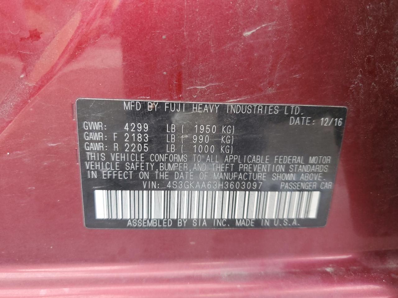 2017 Subaru Impreza - Image 12