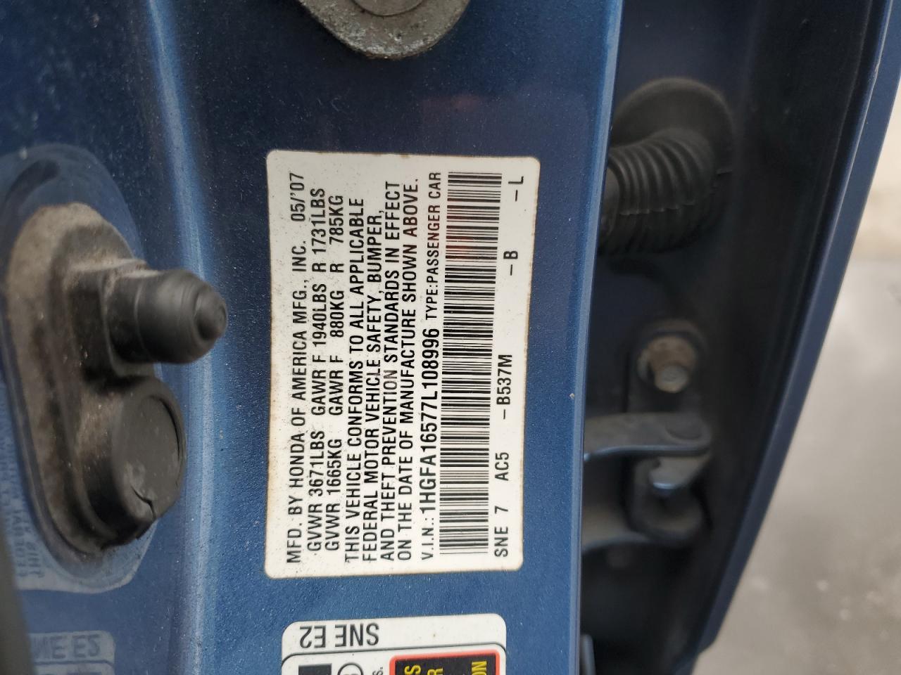 2007 Honda Civic - Image 13