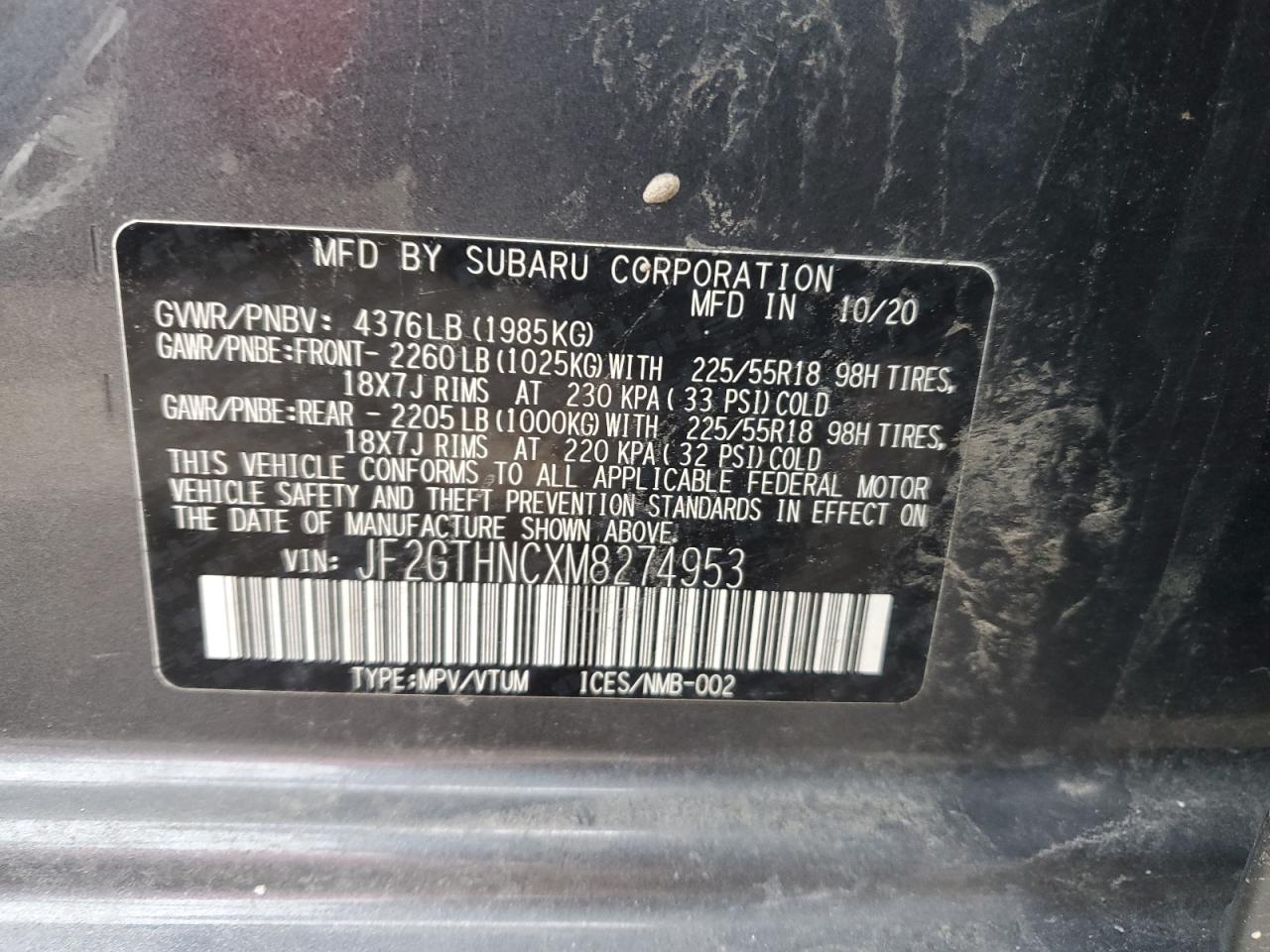 2021 Subaru XV - Image 12