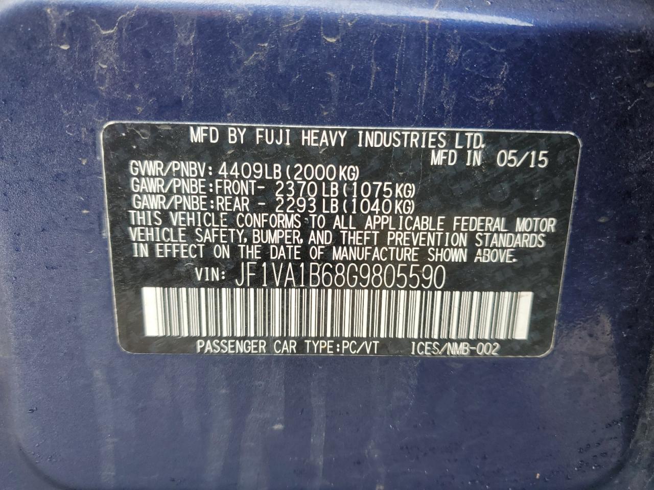 2016 Subaru WRX - Image 12
