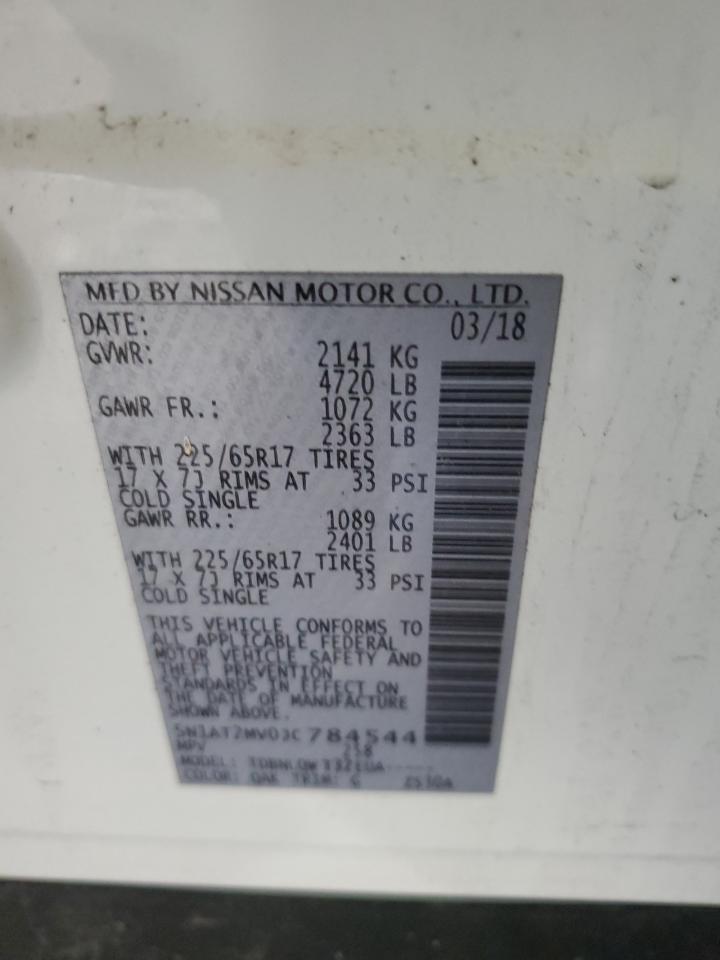 5N1AT2MV0JC784544 NISSAN ROGUE 2018