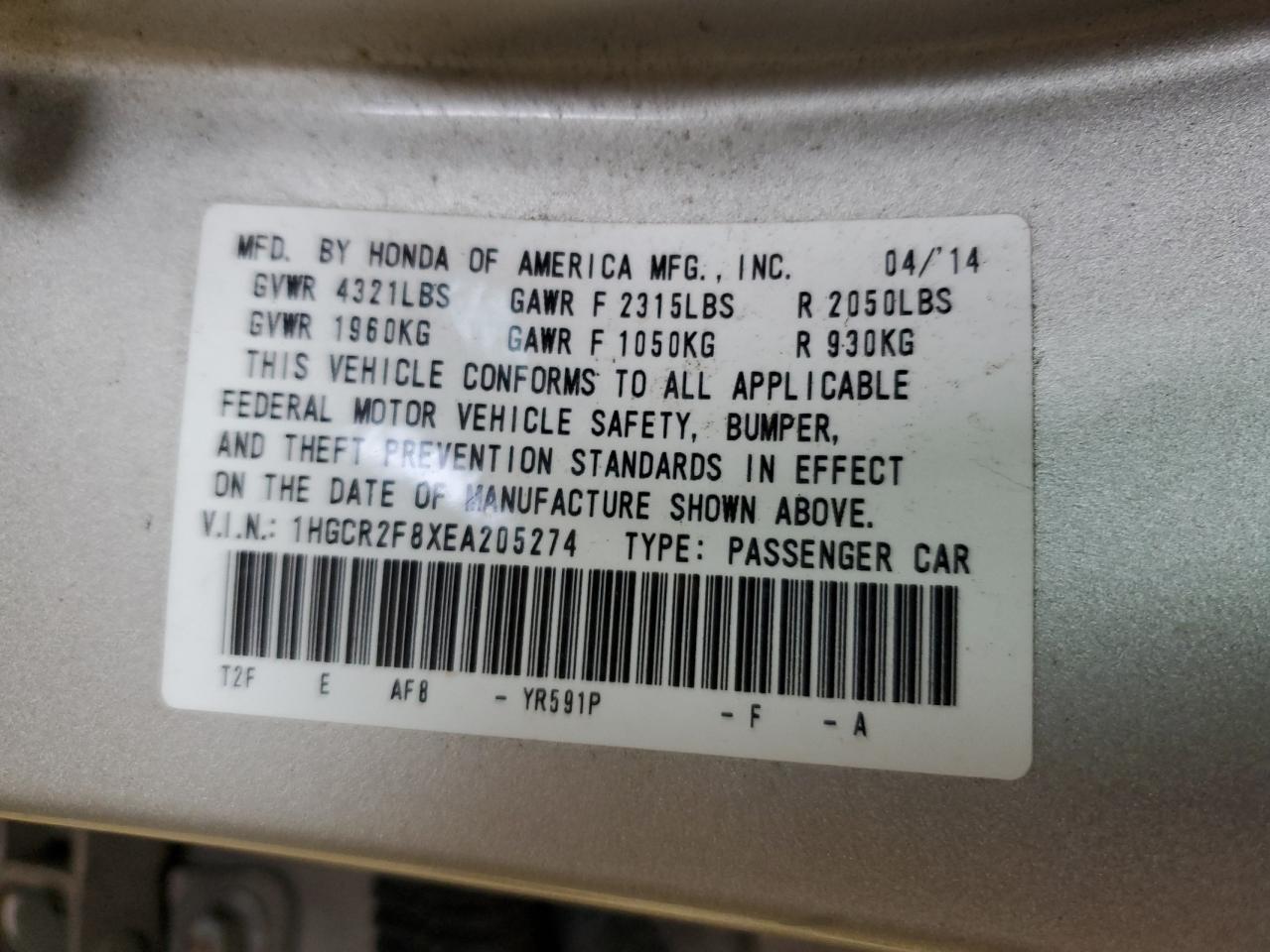 2014 Honda Accord - Image 14
