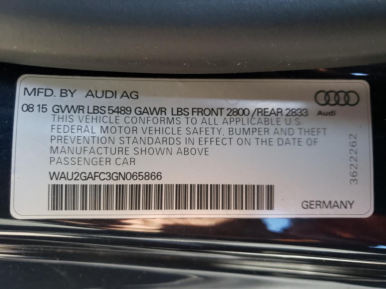 2016 Audi A7 - Image 13